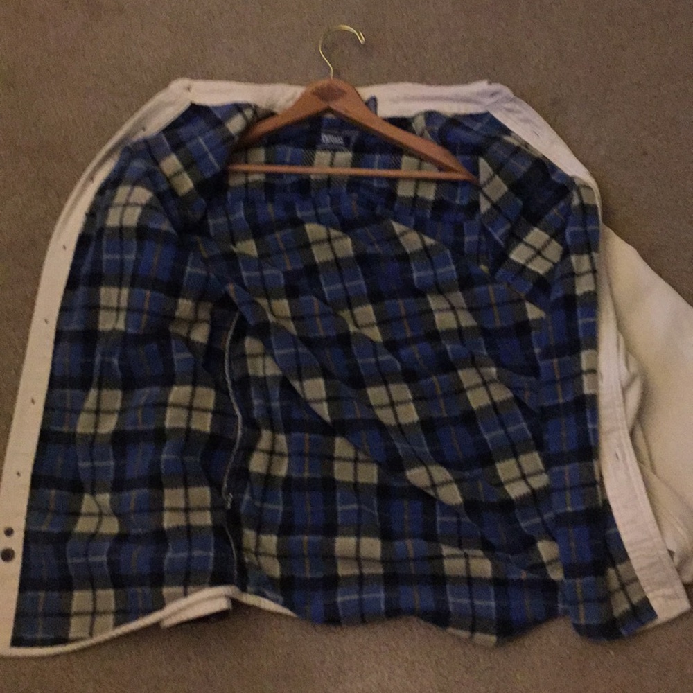 Berkeley and Jensen men’s flannel lined buttonup
